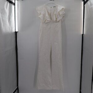 Fashion Nova Size Large Can''t Touch this Jumpsuit in White